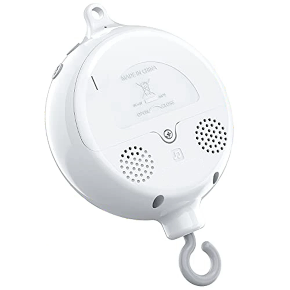 SPOR Crib Mobile Motor Baby Music Box Spinner with 3 Modes Volume Adjustable 12 Lullabies Auto-Off After 30 Minutes
SPOR Crib Mobile Motor Baby Music Box Spinner with 3 Modes Volume Adjustable 12 Lullabies Auto-Off After 30 Minutes