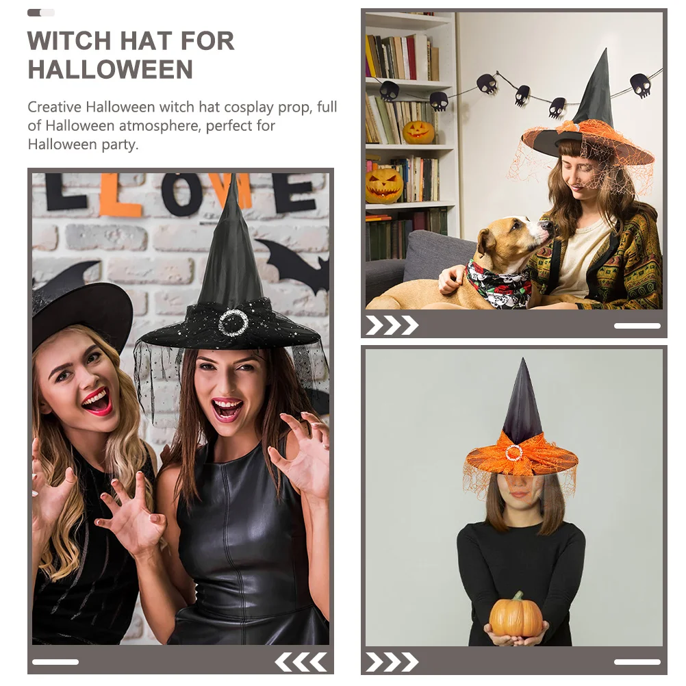 4Pcs Reusable Oxford Cloth Halloween Witch Hats Festival Party Decor Supplies Costume Accessory Halloween Witch Hat
4Pcs Reusable Oxford Cloth Halloween Witch Hats Festival Party Decor Supplies Costume Accessory Halloween Witch Hat