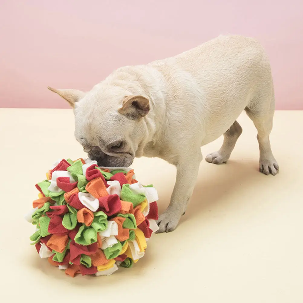 Dog Snuffle Ball Interactive Pet Sniffing Fun Training Slow Feeding Ball Puppy Foraging Play Chew Feeding Exercise Game
Dog Snuffle Ball Interactive Pet Sniffing Fun Training Slow Feeding Ball Puppy Foraging Play Chew Feeding Exercise Game