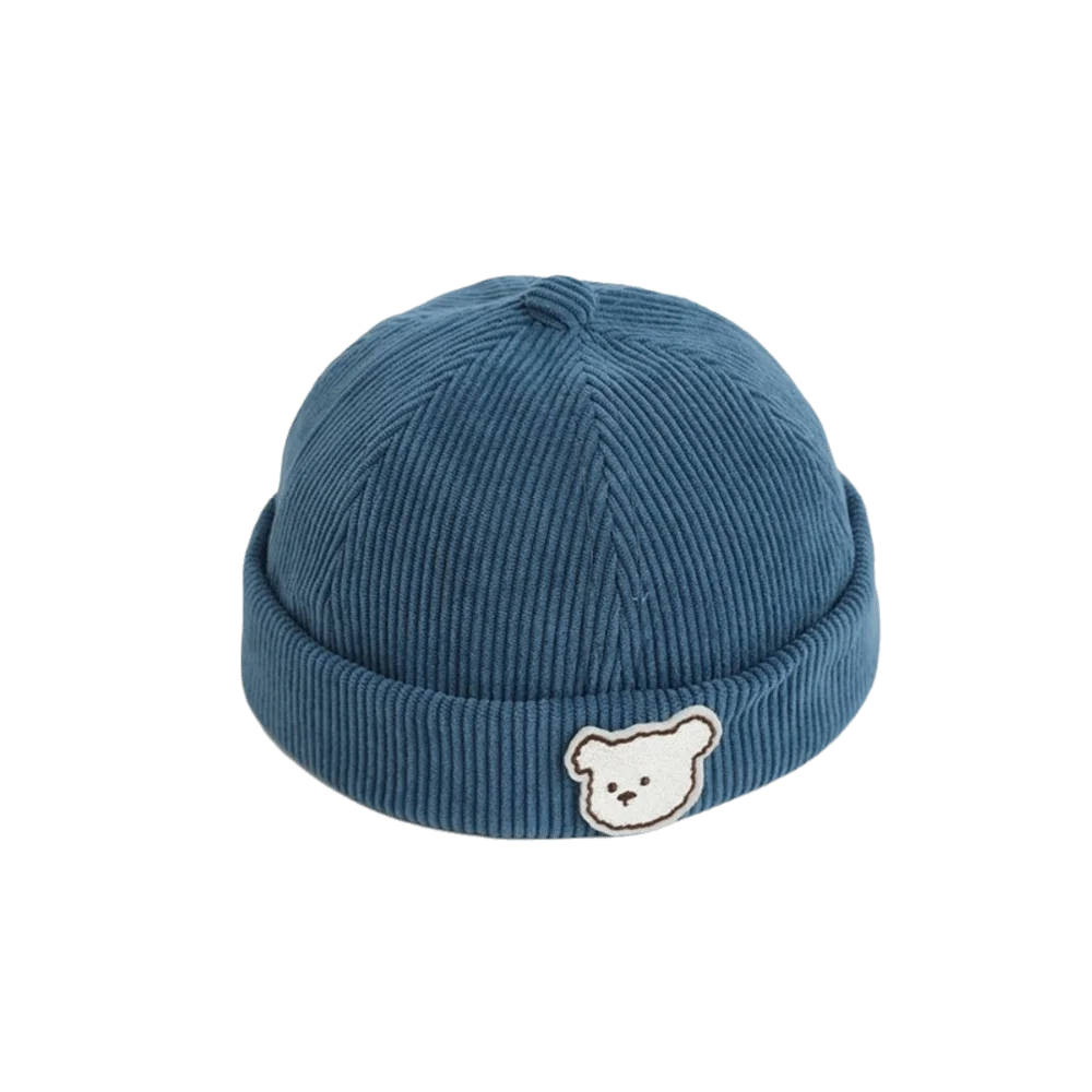 Vintage Corduroy Brimless Hat Cartoon Bear Solid Color Dome Beanie Adjustable Warm Kids Cap Autumn Winter
Vintage Corduroy Brimless Hat Cartoon Bear Solid Color Dome Beanie Adjustable Warm Kids Cap Autumn Winter