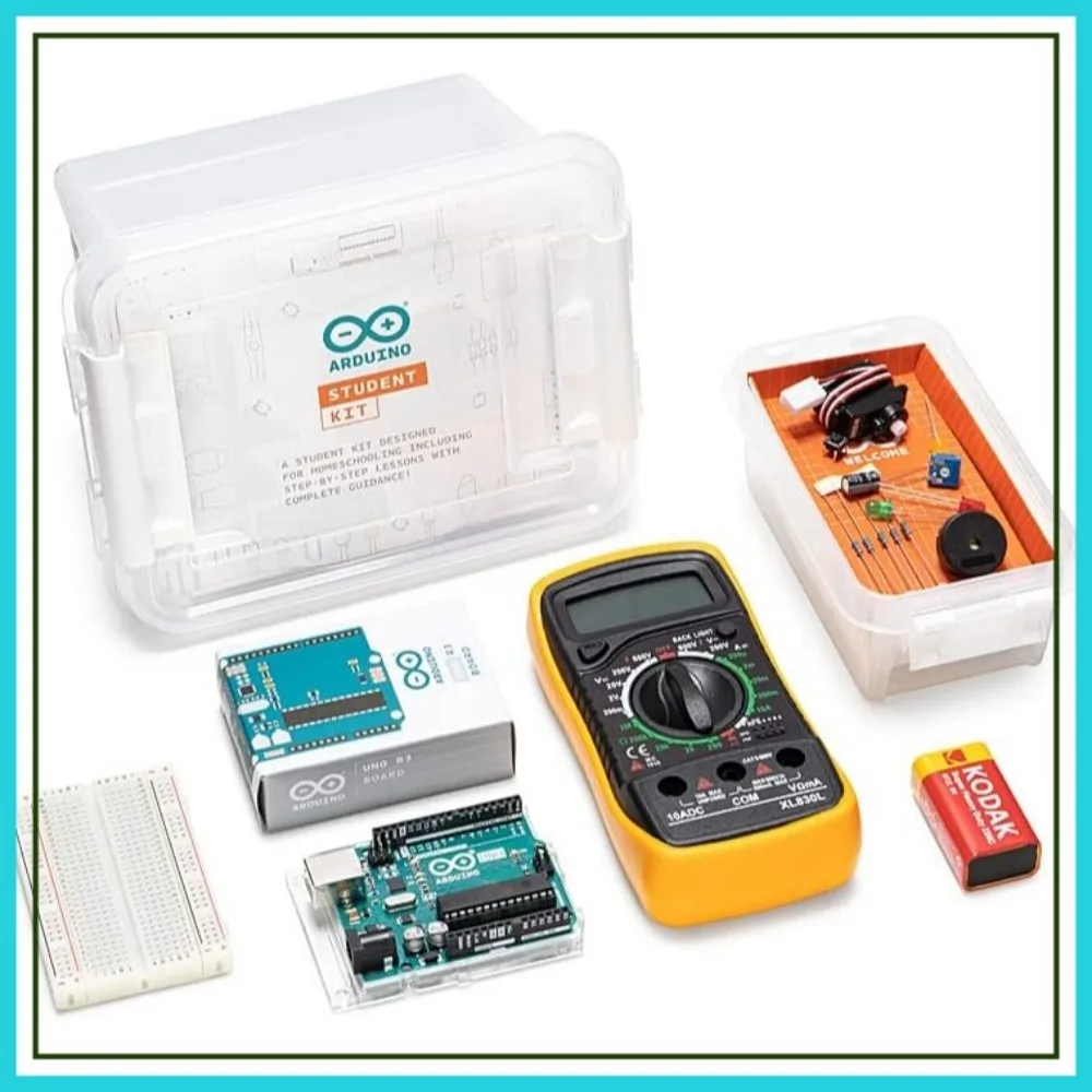 STEM Learning Kit with Sensors & Components for Electronics Programming
STEM Learning Kit with Sensors & Components for Electronics Programming