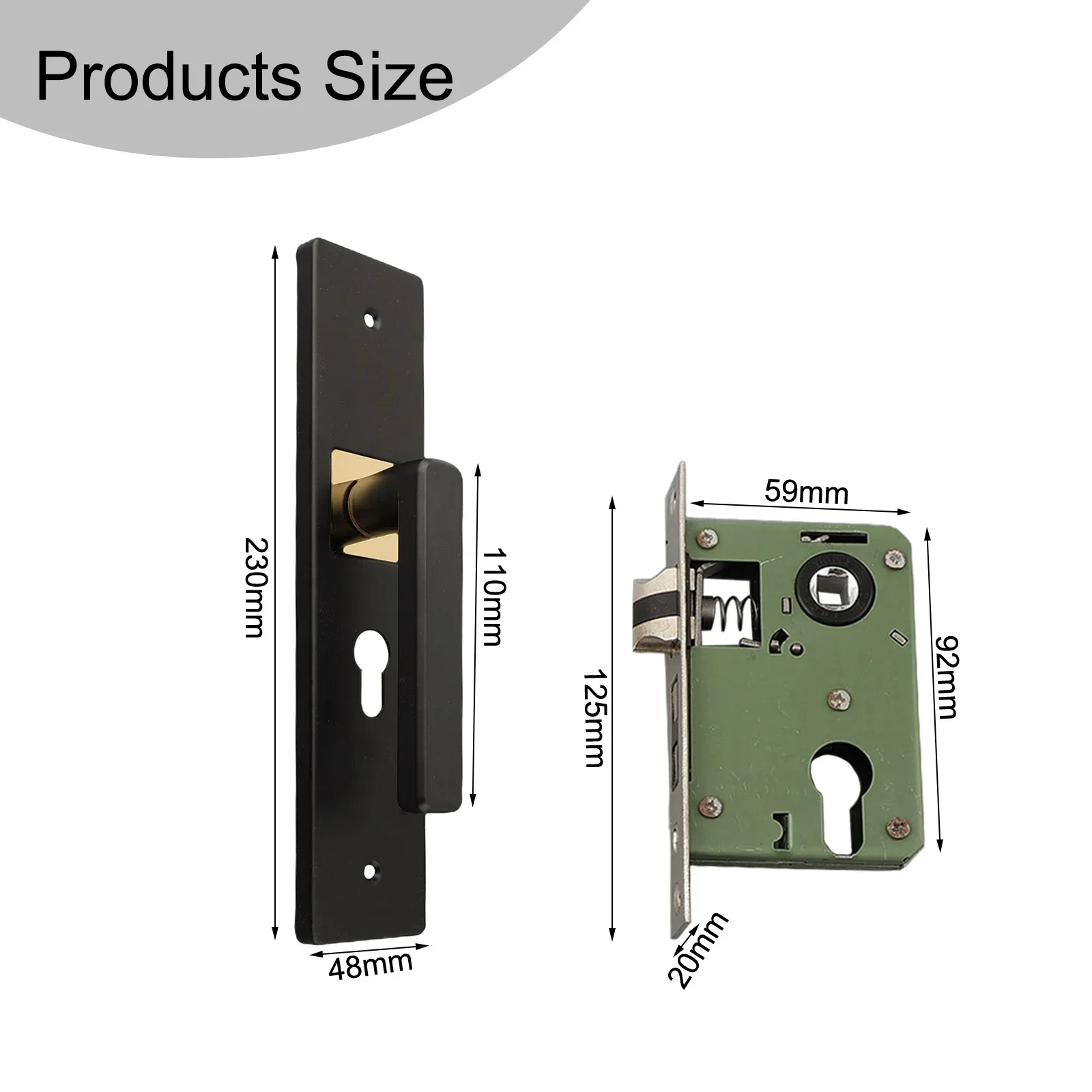 1set Door Lock 3pcs Keys Aluminum Alloy Silent For Door Lock Key Unlock For Home Security Door Household Hardware Tools
1set Door Lock 3pcs Keys Aluminum Alloy Silent For Door Lock Key Unlock For Home Security Door Household Hardware Tools