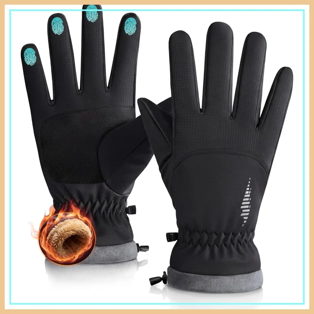 Winter Waterproof Ski Snow Warm Gloves for Women Men, Windproof Cold Thermal Touchscreen, Running Cycling Hiking Outdoor Sports
Winter Waterproof Ski Snow Warm Gloves for Women Men, Windproof Cold Thermal Touchscreen, Running Cycling Hiking Outdoor Sports