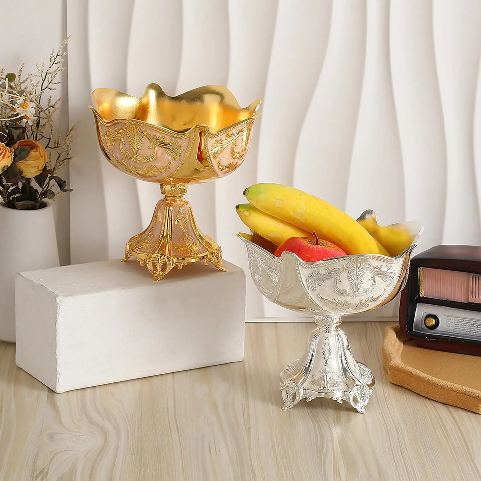 Wedding Centerpiece Fruit Plate Portable Zinc Alloy Metal Cake Stand for Party Birthday Table Decoration Reception Anniversary
Wedding Centerpiece Fruit Plate Portable Zinc Alloy Metal Cake Stand for Party Birthday Table Decoration Reception Anniversary