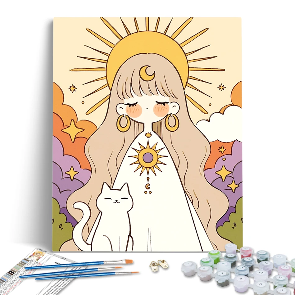 RUOPOTY Diy Oil Painting By Numbers Creative Abstract Goddess Girl Cartoon Diy Crafts Picture Frame Modern Set Drawing Wall Art
RUOPOTY Diy Oil Painting By Numbers Creative Abstract Goddess Girl Cartoon Diy Crafts Picture Frame Modern Set Drawing Wall Art