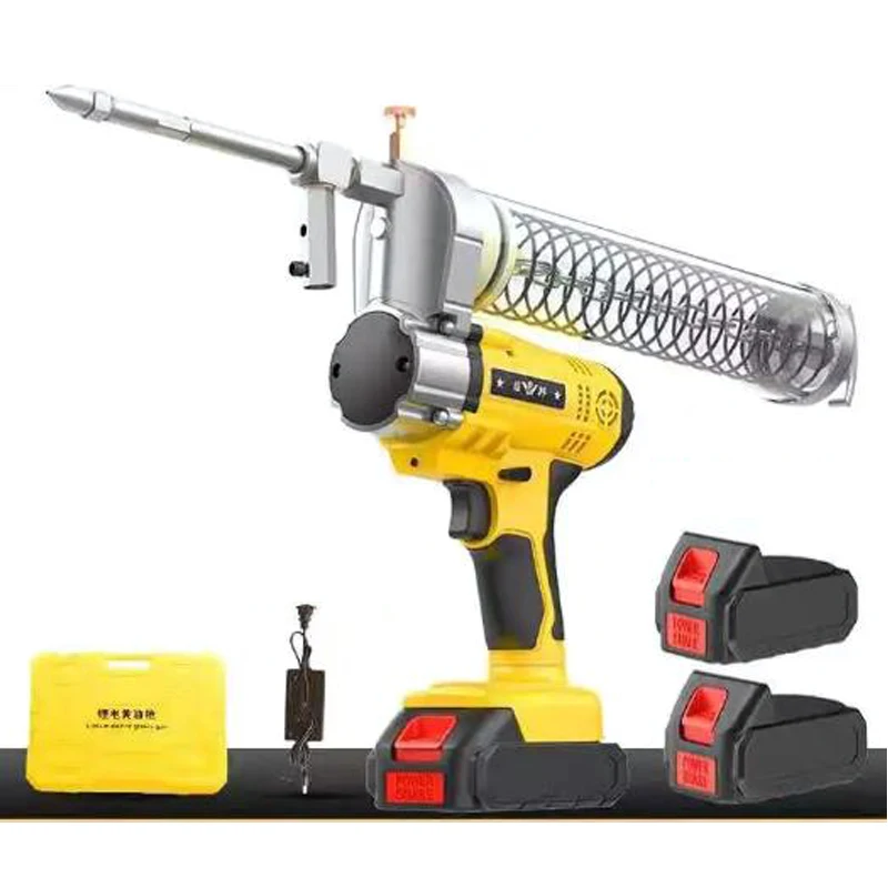 Electric 24V 21V Professional Rechargeable Battery Cordless Grease Gun with 600cc Max10000 psi
Electric 24V 21V Professional Rechargeable Battery Cordless Grease Gun with 600cc Max10000 psi