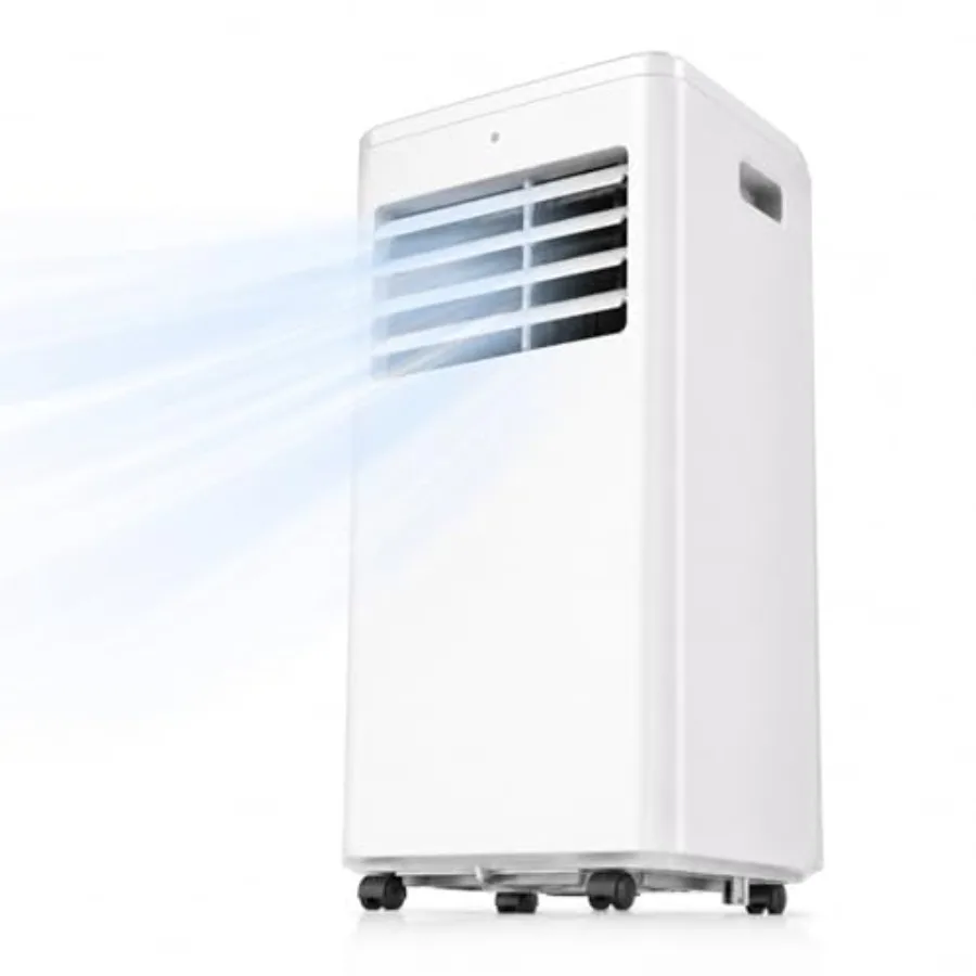 Portable Air Conditioners 3-in-1 AC Unit 12000 BTU Cools Up to 550 Sq.Ft. with Remote Control/Smart Sleep Mode/24Hrs Timer/Wind
Portable Air Conditioners 3-in-1 AC Unit 12000 BTU Cools Up to 550 Sq.Ft. with Remote Control/Smart Sleep Mode/24Hrs Timer/Wind