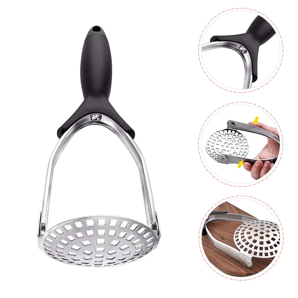 Manual Potato Masher Stainless Steel Handheld Crusher Easy Operate Kitchen Food Masher for Potatoes Sweet Potato Pumpkin Mashed
Manual Potato Masher Stainless Steel Handheld Crusher Easy Operate Kitchen Food Masher for Potatoes Sweet Potato Pumpkin Mashed