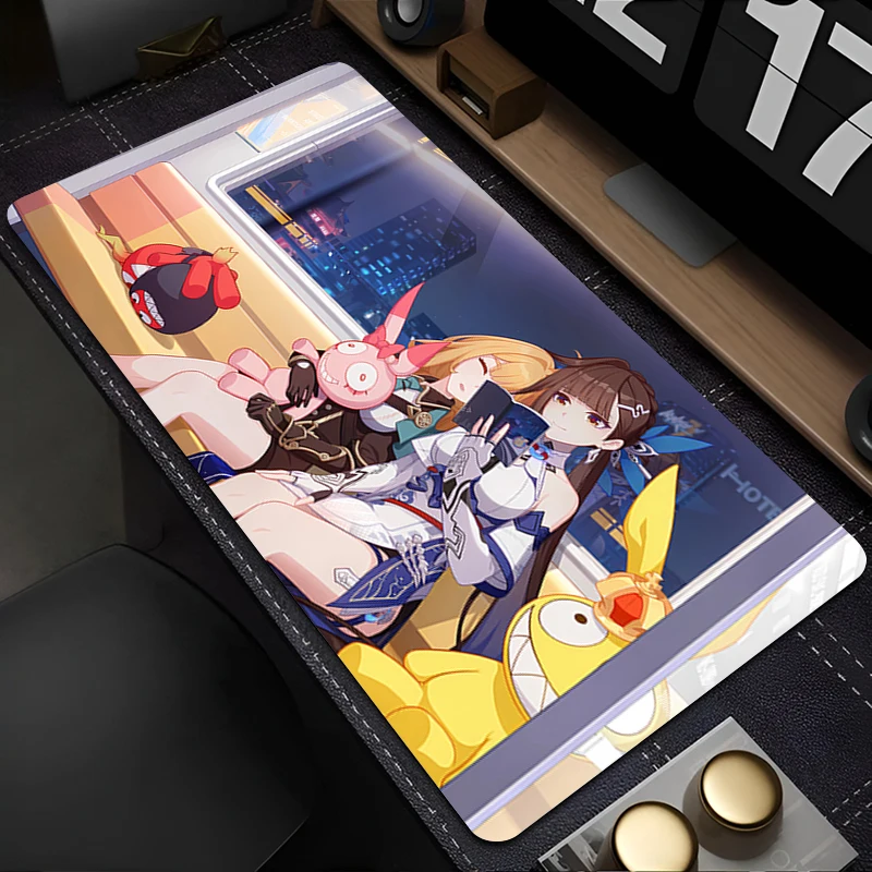 Аксессуары для коврика для мыши Коврик для клавиатуры H-honkai Impact 3, коврик для офисного стола, коврик для мыши в стиле аниме, противоскользящий игровой удлиненный коврик из натурального каучука
Аксессуары для коврика для мыши Коврик для клавиатуры H-honkai Impact 3, коврик для офисного стола, коврик для мыши в стиле аниме, противоскользящий игровой удлиненный коврик из натурального каучука