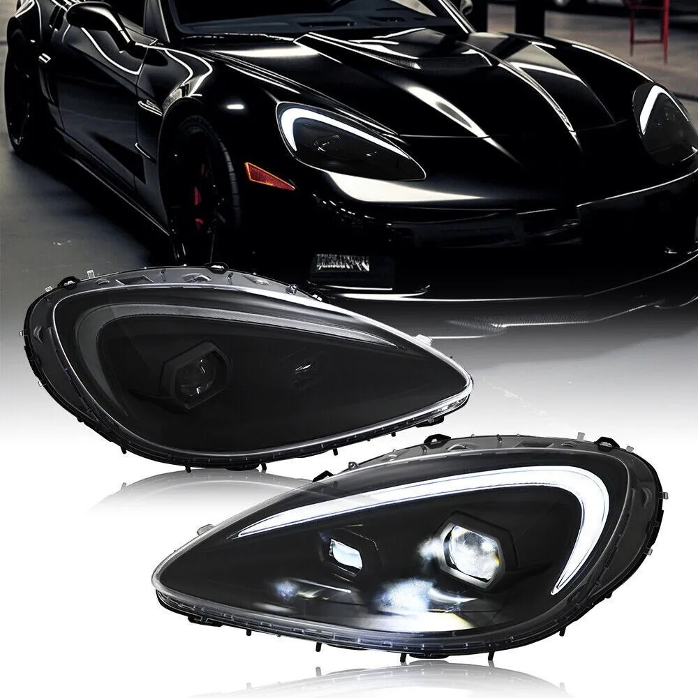 LED Headlights Assembly For 2005-2013 C6 Chevrolet Corvette Gen Front Lamps +DRL 1 Pair
LED Headlights Assembly For 2005-2013 C6 Chevrolet Corvette Gen Front Lamps +DRL 1 Pair