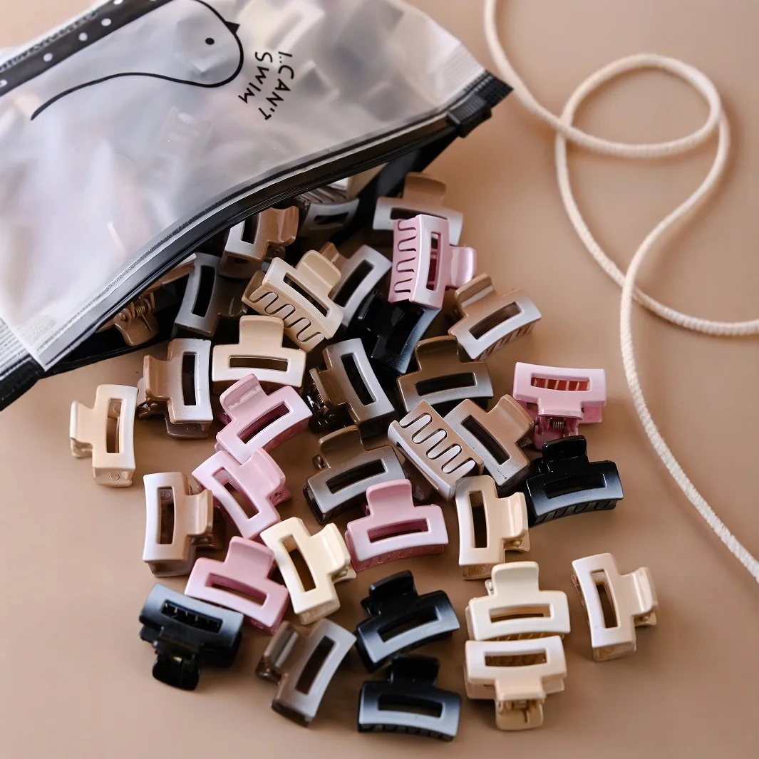 10Pcs Fashion Gradient Color Mixed Matte Geometric Square Small Hair Claw Clip Candy Color Hairpin Barrettes Hair Accessories
10Pcs Fashion Gradient Color Mixed Matte Geometric Square Small Hair Claw Clip Candy Color Hairpin Barrettes Hair Accessories