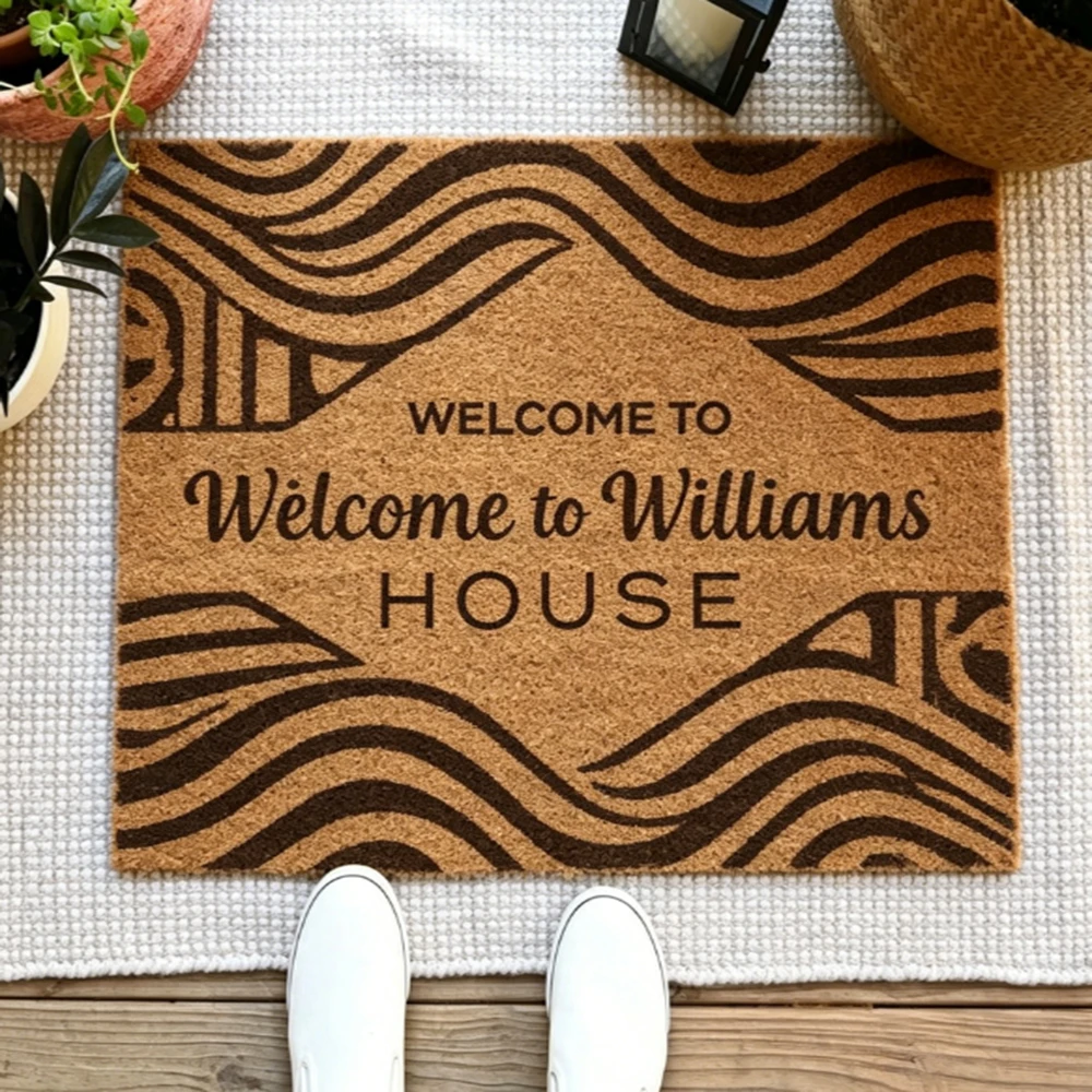 Custom Family Name Welcome Mat Non-slip Absorbent Floor Mat Bathroom Bedroom Door Rug Housewarming Essential Gift For Relatives
Custom Family Name Welcome Mat Non-slip Absorbent Floor Mat Bathroom Bedroom Door Rug Housewarming Essential Gift For Relatives