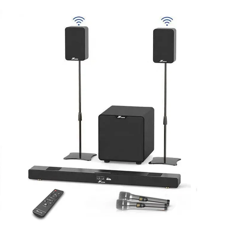 8-Inch Wireless TV Speaker Soundbar And Rear Surround Sound Speaker For Home Theater 5.1 Sound Bar With Stereo Sound Subwoofer
8-Inch Wireless TV Speaker Soundbar And Rear Surround Sound Speaker For Home Theater 5.1 Sound Bar With Stereo Sound Subwoofer