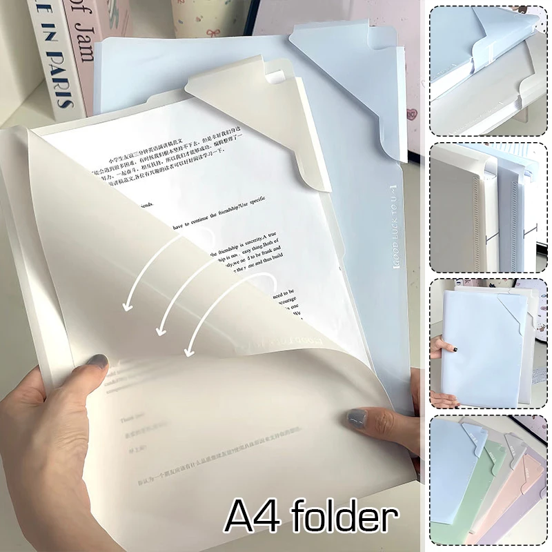 5Pcs A4 Folder for School Notes Test Papers Loose Leaf Organization Binder for College Office Korean Simple Design Stationery
5Pcs A4 Folder for School Notes Test Papers Loose Leaf Organization Binder for College Office Korean Simple Design Stationery