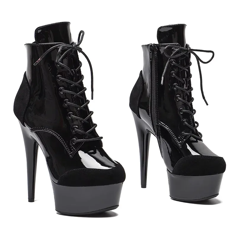 Auman Ale New 15CM/6inches PU Upper Sexy Exotic High Heel Platform Party Women Ankle Boots Pole Dance Shoes 064
Auman Ale New 15CM/6inches PU Upper Sexy Exotic High Heel Platform Party Women Ankle Boots Pole Dance Shoes 064