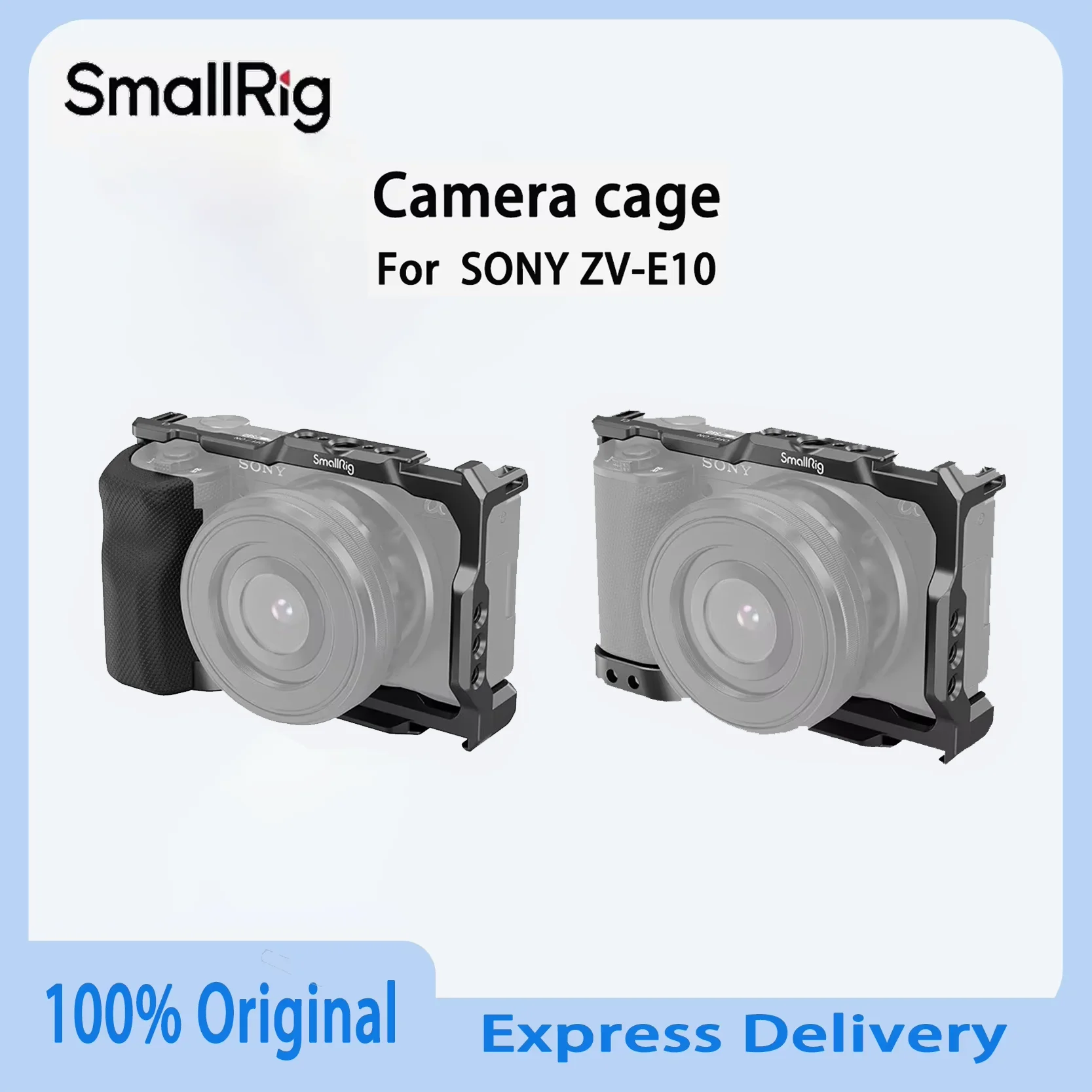 Original SmallRig 3531 3538B ZV-E10 Camera Cage with Silicone Handle Cold Shoe Quick Release Plate Compatible with Sony
Original SmallRig 3531 3538B ZV-E10 Camera Cage with Silicone Handle Cold Shoe Quick Release Plate Compatible with Sony