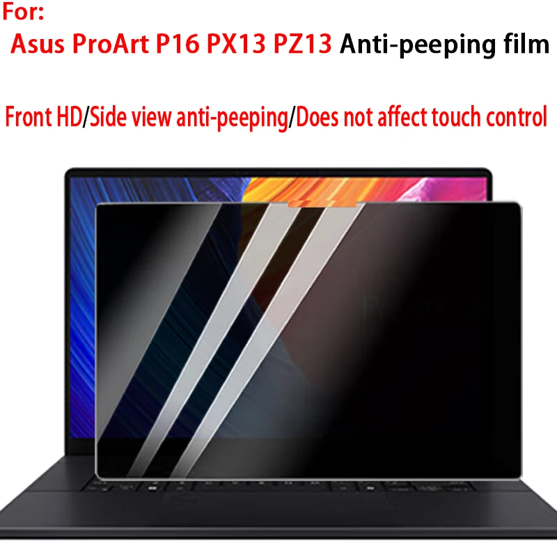 Для Asus ProArt P16 H7606Пленка против подглядывания PX13 HN7306 Пленка для защиты конфиденциальности компьютера PZ13 HT5306Пленка для экрана с защитой от боковой стороны
Для Asus ProArt P16 H7606Пленка против подглядывания PX13 HN7306 Пленка для защиты конфиденциальности компьютера PZ13 HT5306Пленка для экрана с защитой от боковой стороны