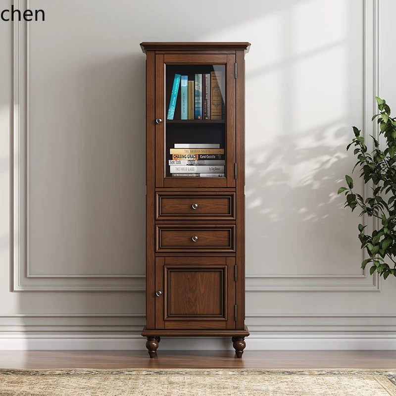 CP rural high cabinet storage retro modern style solid wood single door side cabinet furniture
CP rural high cabinet storage retro modern style solid wood single door side cabinet furniture