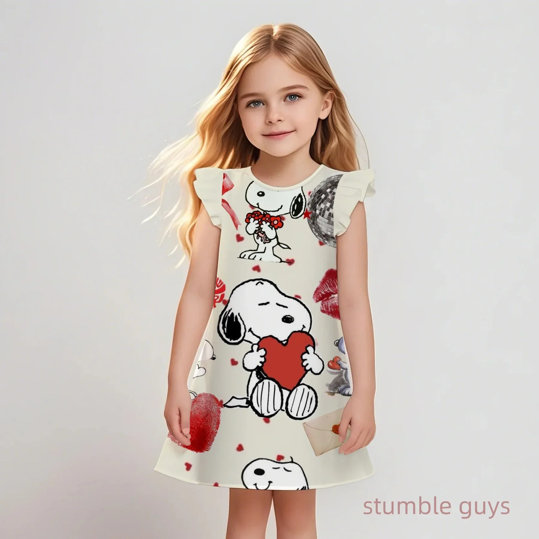 2025 Print Summer Dress Kids Girl Clothes Sweet Desserts Short Sleeve Casua Fashion Flying Sleeve Dre Dresses Snoopys Kawaii
2025 Print Summer Dress Kids Girl Clothes Sweet Desserts Short Sleeve Casua Fashion Flying Sleeve Dre Dresses Snoopys Kawaii