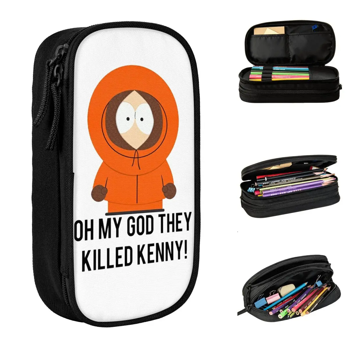 Southspark Oh My God They Killed Kenny Pencil Case Fun Pen Bag Student Large Storage School Supplies Zipper Pencilcases
Southspark Oh My God They Killed Kenny Pencil Case Fun Pen Bag Student Large Storage School Supplies Zipper Pencilcases