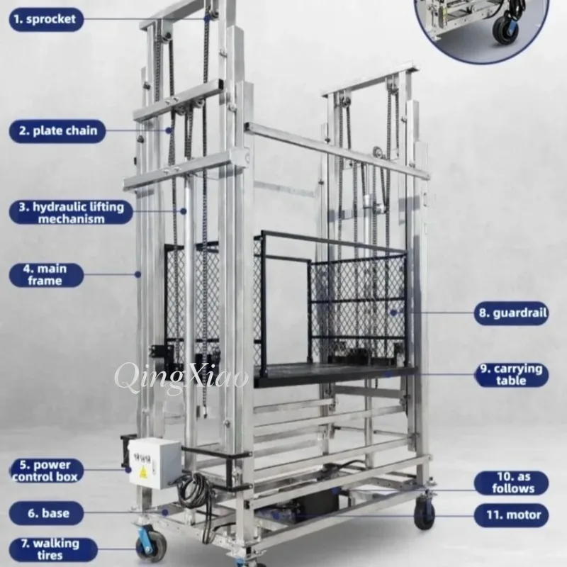 Customizable Hydraulic Lifting Platform Mobile Electric Lift High Load Capacity For Outdoor Cargo And Personnel Operation
Customizable Hydraulic Lifting Platform Mobile Electric Lift High Load Capacity For Outdoor Cargo And Personnel Operation