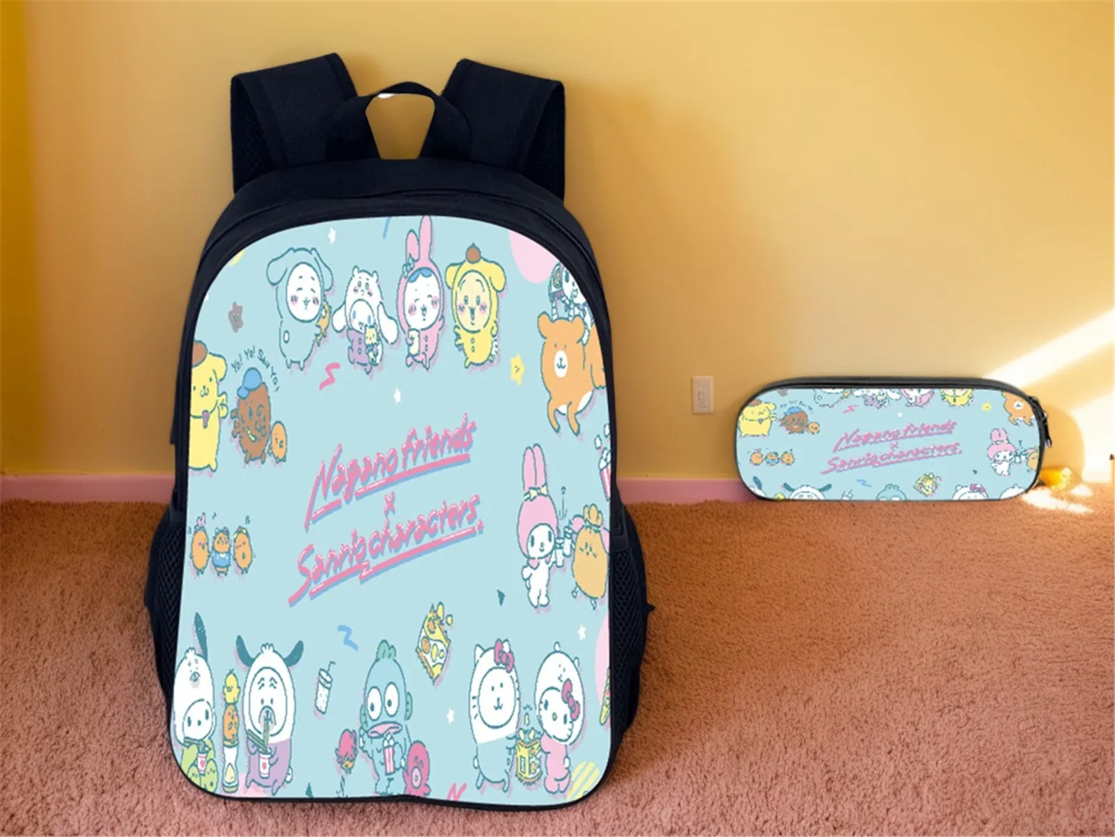 Little Kid Cute Daypack Lightweight Student Bookbag-Chiikawa Cartoon School Backpack and Pencil Box for Children
Little Kid Cute Daypack Lightweight Student Bookbag-Chiikawa Cartoon School Backpack and Pencil Box for Children