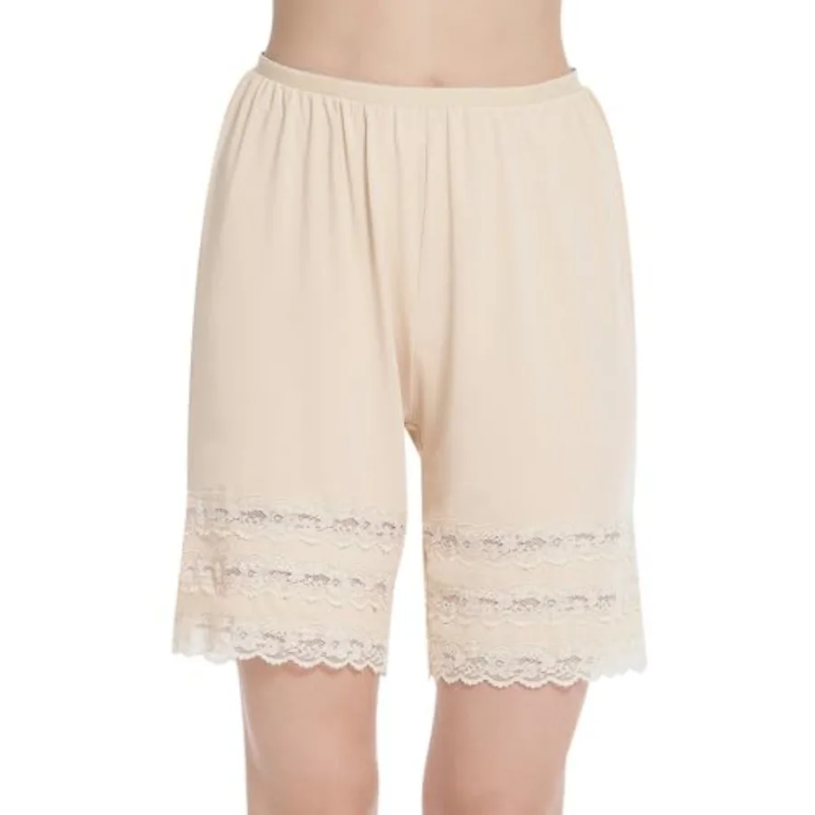 Half Slip Shorts Culotte for Women Split Skirt Lace Pettipants Snip 7-9" Inseam
Half Slip Shorts Culotte for Women Split Skirt Lace Pettipants Snip 7-9" Inseam