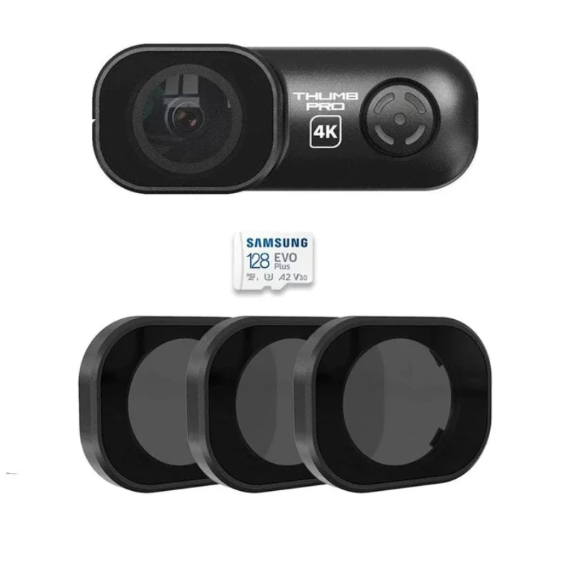 Экшн-камера RunCam Thumb Pro 4K HD с комплектом фильтров ND и картой памяти 128 ГБ
Экшн-камера RunCam Thumb Pro 4K HD с комплектом фильтров ND и картой памяти 128 ГБ