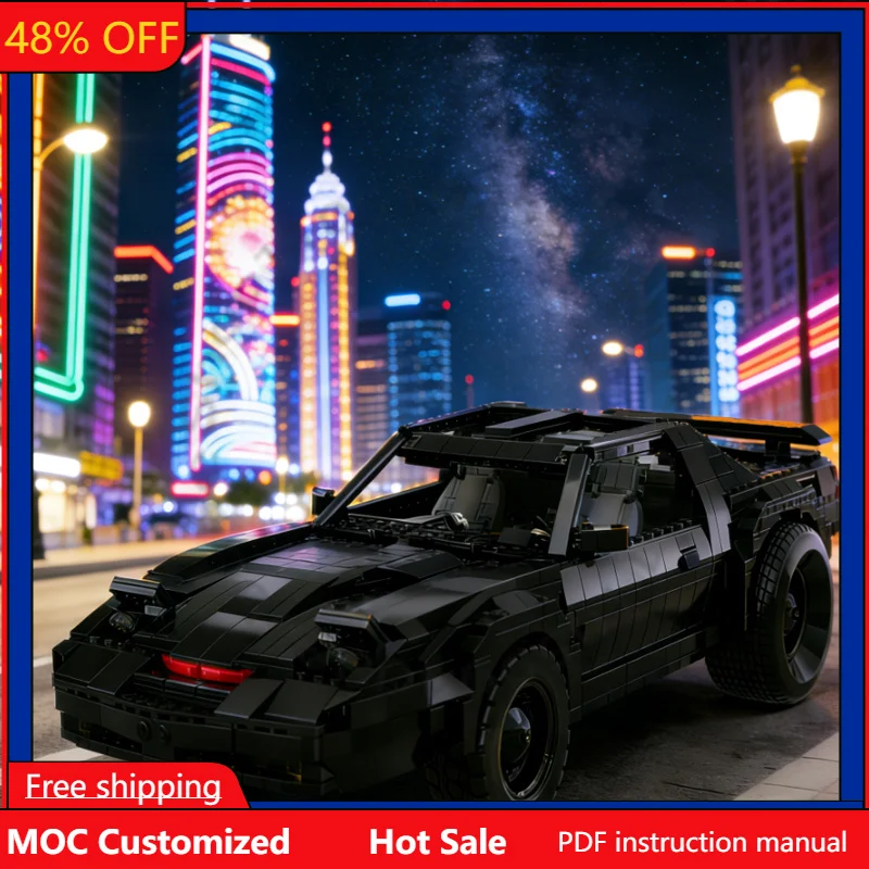 1346 PCS Speed Hypercar KITT MOC Customize Modular Building Block Brick Educational Design Technology DIY Boys Assembly Toy Gift
1346 PCS Speed Hypercar KITT MOC Customize Modular Building Block Brick Educational Design Technology DIY Boys Assembly Toy Gift