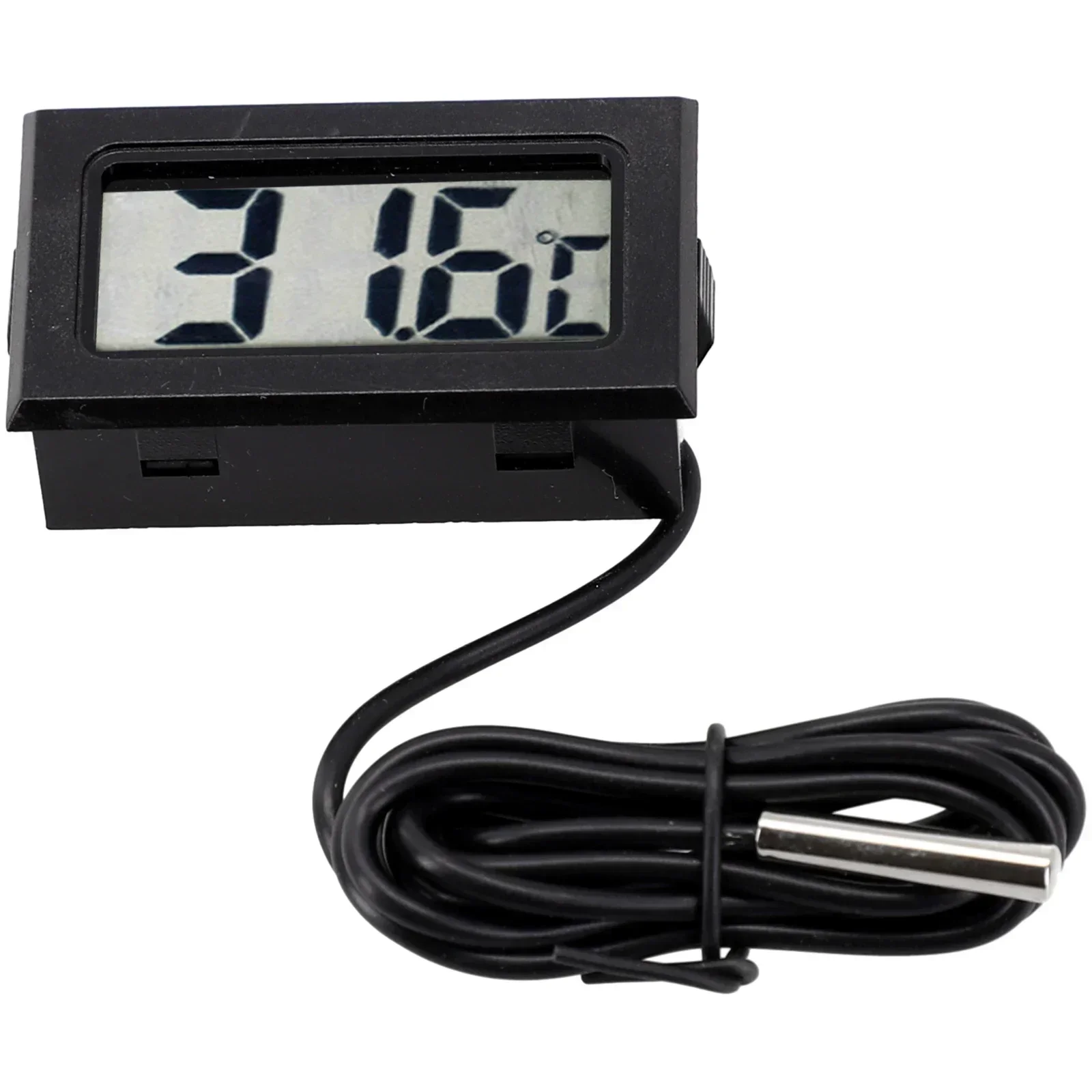 LCD Digital Thermometer With Waterproof Sensor Probe Temperature Gauge For Refrigerated Cabinets And Display Counters
LCD Digital Thermometer With Waterproof Sensor Probe Temperature Gauge For Refrigerated Cabinets And Display Counters