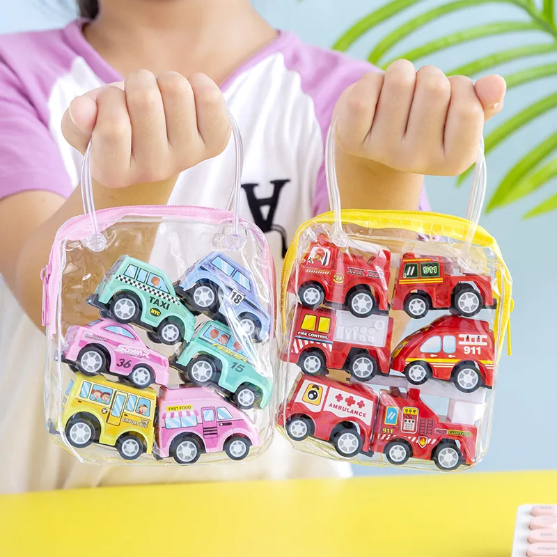 6pcs Cartoon pull back car model toy mobile vehicle fire truck taxi model children's mini car boy toy gift children's toys
6pcs Cartoon pull back car model toy mobile vehicle fire truck taxi model children's mini car boy toy gift children's toys