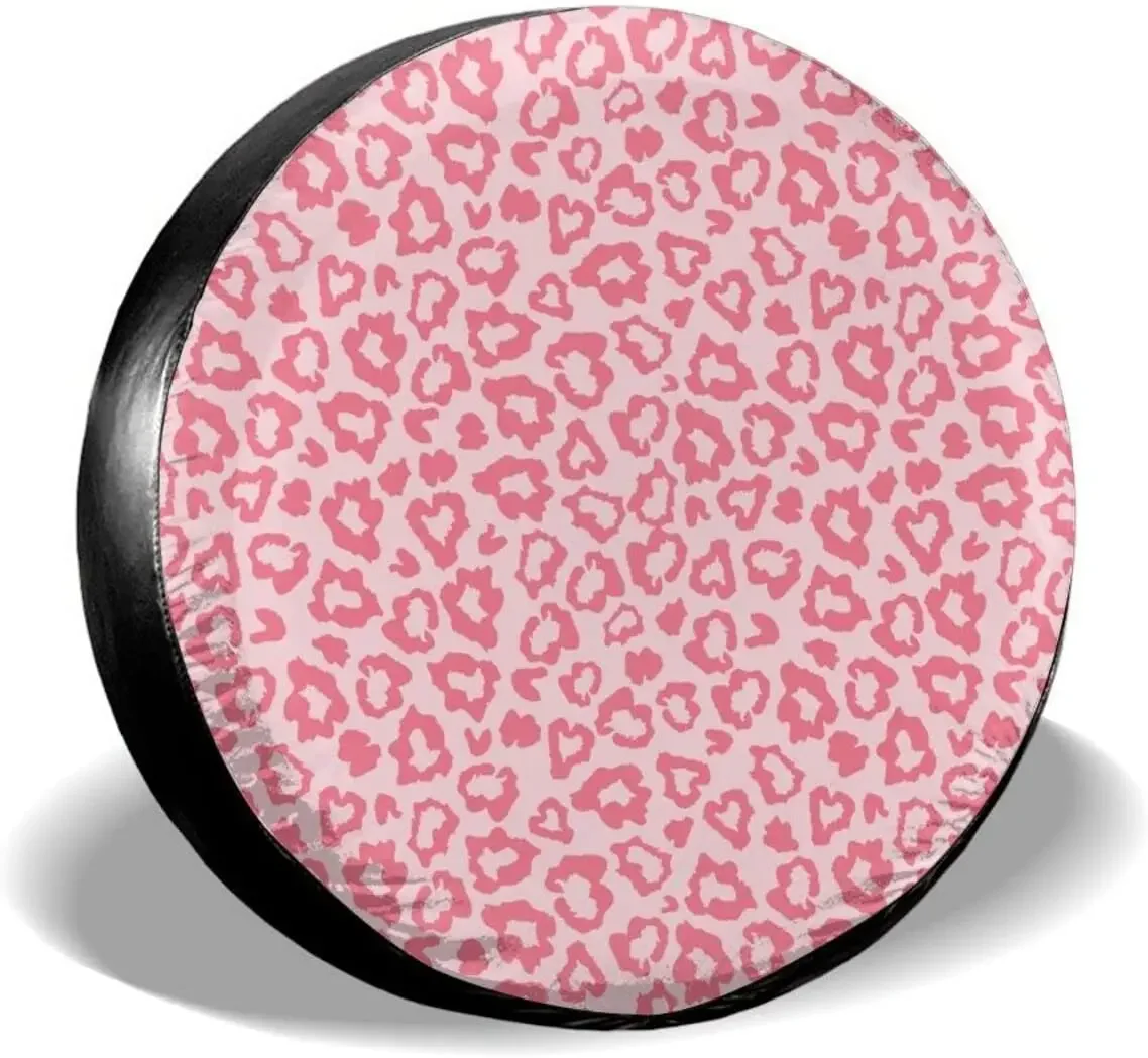 Pink Leopard Print Spare Tire Cover Waterproof Dust-Proof Wheel Protectors Universal for Trailer,,SUV,RV and Many Ve
Pink Leopard Print Spare Tire Cover Waterproof Dust-Proof Wheel Protectors Universal for Trailer,,SUV,RV and Many Ve