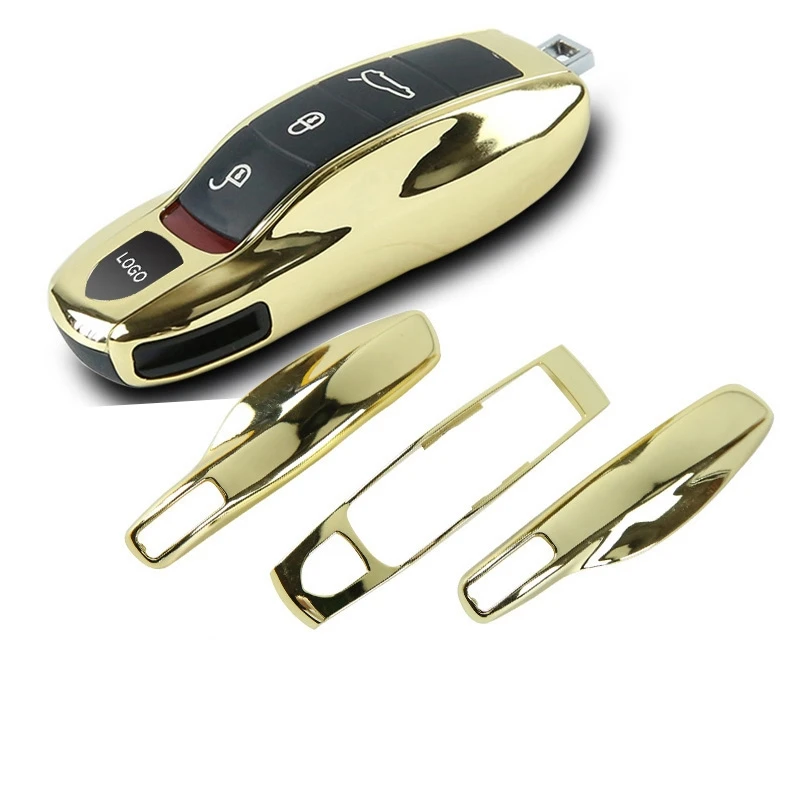 Mirror Gold Car Fob Remote Key Case Key Cover Key Shell Replace for Porsche 911 Carrera Panamera Boxster Cayman Cayenne Macan
Mirror Gold Car Fob Remote Key Case Key Cover Key Shell Replace for Porsche 911 Carrera Panamera Boxster Cayman Cayenne Macan