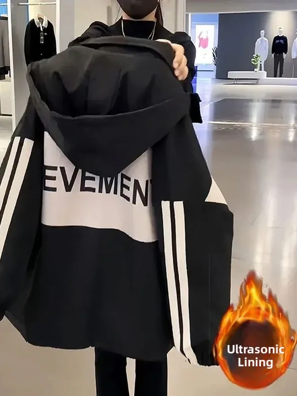 Large Size 300 Pou Ultrasonic Cotton Jaet Color Blo Faionable Outerwear Warmth Youthful Sle Zipper Closure Hooded
Large Size 300 Pou Ultrasonic Cotton Jaet Color Blo Faionable Outerwear Warmth Youthful Sle Zipper Closure Hooded