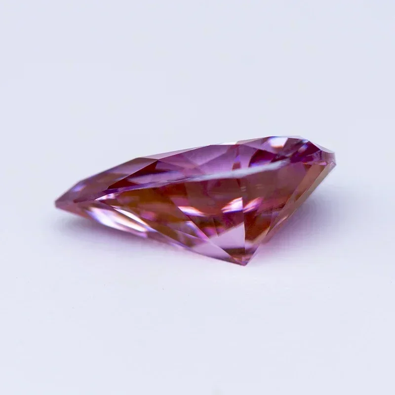Moissanite Pear Cut Sakura Pink Color Lab Grown Diamond For Diy Advanced Jewelry Rings Earrings Making With Certificate
Moissanite Pear Cut Sakura Pink Color Lab Grown Diamond For Diy Advanced Jewelry Rings Earrings Making With Certificate