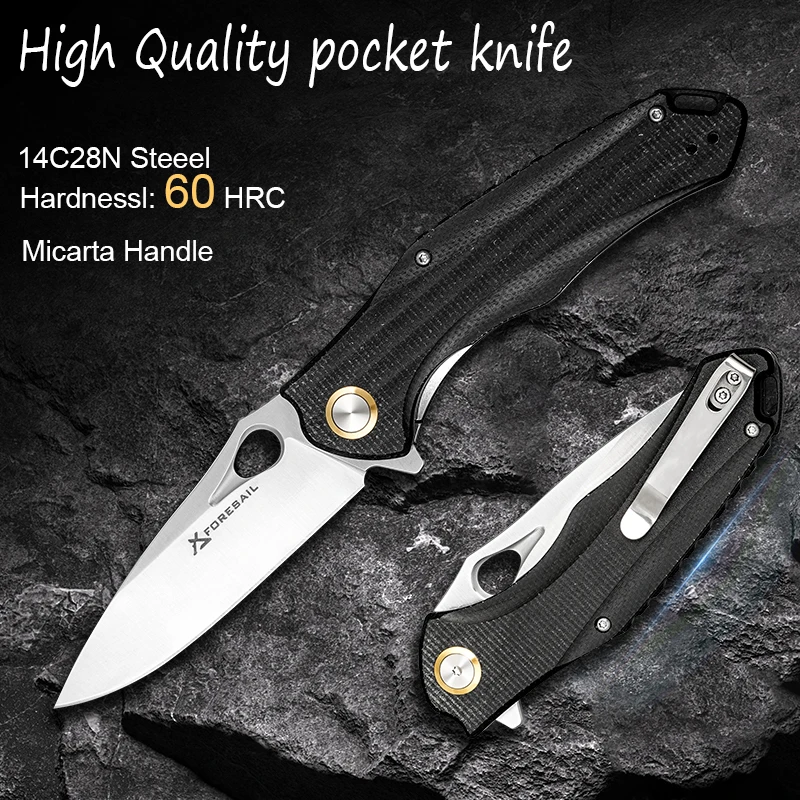 Sandvik Steel Practical Pocket knife,Reversible Deep-carry Pocket Clip, EDC Knife Pocket knife collection folding knife
Sandvik Steel Practical Pocket knife,Reversible Deep-carry Pocket Clip, EDC Knife Pocket knife collection folding knife