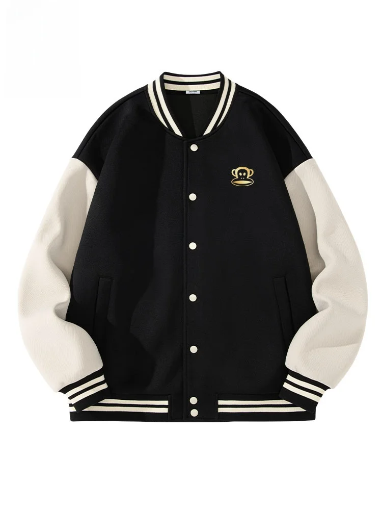 Baseball Collar Jaet Men's Casual Loose Fit Gold Emed Spring Outerwear Faionable Urban Sle Polyester Fiber
Baseball Collar Jaet Men's Casual Loose Fit Gold Emed Spring Outerwear Faionable Urban Sle Polyester Fiber