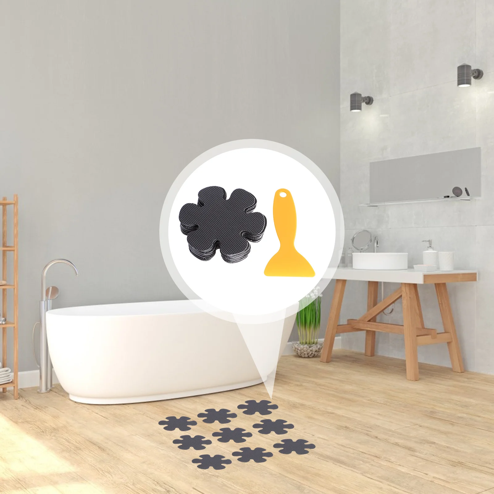20Pcs Nonslip Bathroom Stickers Flower Shaped Anti Slipping Sticker for Bathtub Floor Safe Walking Surface in Wet Zones
20Pcs Nonslip Bathroom Stickers Flower Shaped Anti Slipping Sticker for Bathtub Floor Safe Walking Surface in Wet Zones