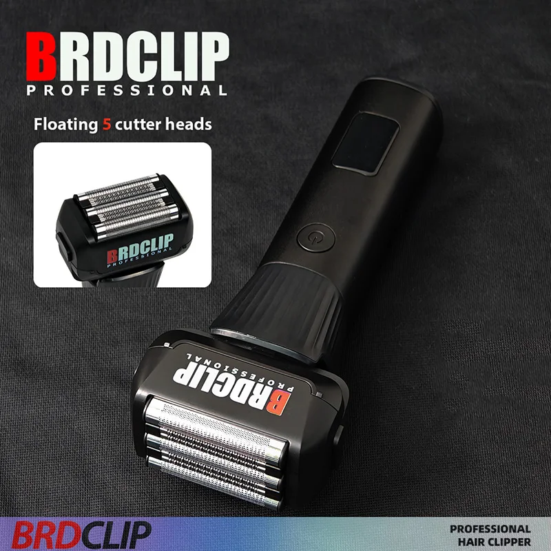Профессиональная машинка для стрижки волос BRDCLIP FK705, 7000 об/мин, триммер с двумя регулировками скорости, светодиодный дисплей, полностью плавающая бритва с 5 режущими головками
Профессиональная машинка для стрижки волос BRDCLIP FK705, 7000 об/мин, триммер с двумя регулировками скорости, светодиодный дисплей, полностью плавающая бритва с 5 режущими головками
