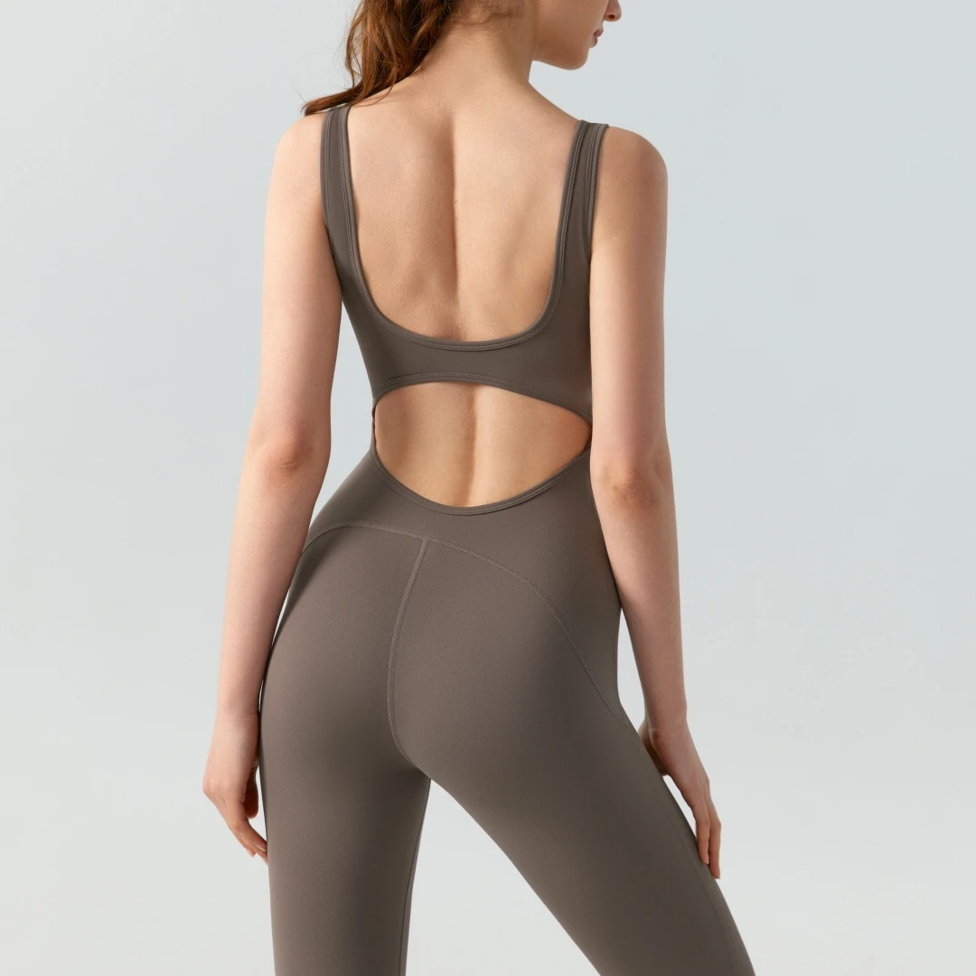 Yoga Jumpsuit with Chest Pads One-piece Dance Costume Medium Intensity Gym Fitness Suit Sexy Beauty Backless Hollow Jumpsuit
Yoga Jumpsuit with Chest Pads One-piece Dance Costume Medium Intensity Gym Fitness Suit Sexy Beauty Backless Hollow Jumpsuit