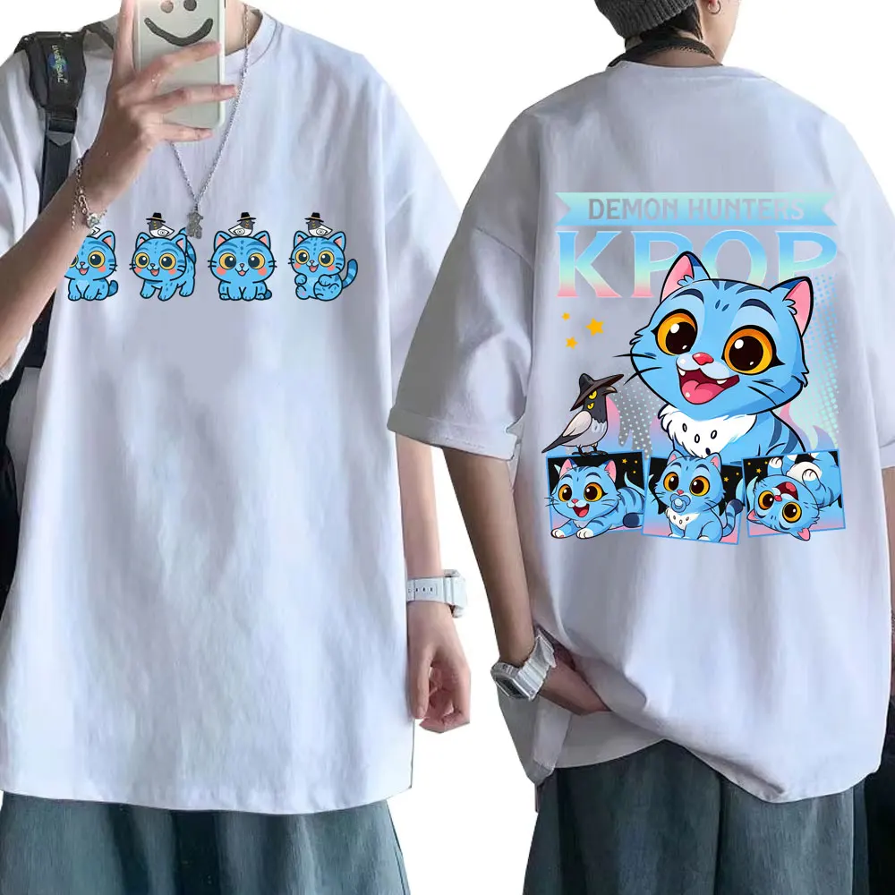 Cartoon Movie KPop Demon Hunters T-shirt Cute Funny Derpy Tiger Graphic T Shirts Men Women Casual Cotton Short Sleeve T Shirt
Cartoon Movie KPop Demon Hunters T-shirt Cute Funny Derpy Tiger Graphic T Shirts Men Women Casual Cotton Short Sleeve T Shirt
