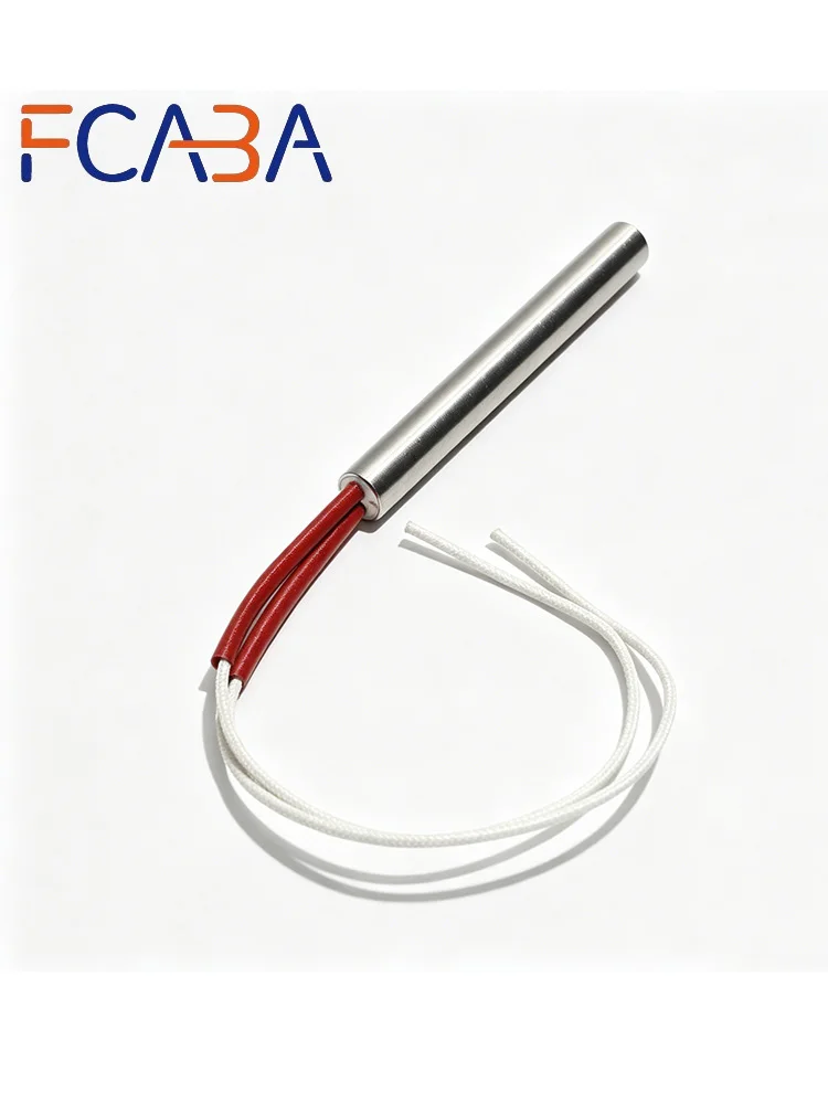 FCABA 5PCS 8x25-80mm 304SUS Single End Cartridge Heater 110V/220V/380V 60W~200W High Temperature Resistant Heating Cylindrical
FCABA 5PCS 8x25-80mm 304SUS Single End Cartridge Heater 110V/220V/380V 60W~200W High Temperature Resistant Heating Cylindrical