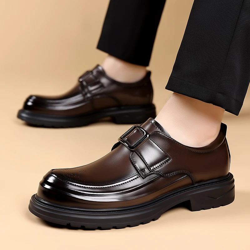 Zapatos DeCuero Informales Para Hombre Estilos Clásicos De Alta Calidad Trabajo Negocios Otoño E Invierno Suela Gruesa Informal
Zapatos DeCuero Informales Para Hombre Estilos Clásicos De Alta Calidad Trabajo Negocios Otoño E Invierno Suela Gruesa Informal