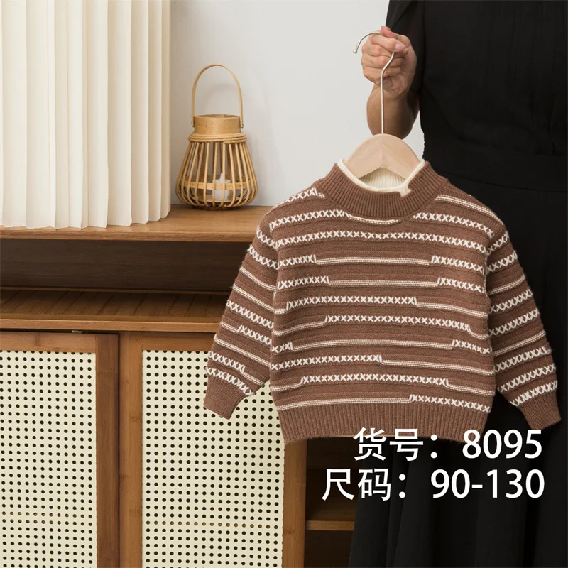 Boys Woolen Sweater Jacket Cotton Windbreak 2025 Black Plus Thicken Autumn Winter Outwear Christmas Warm Children's Clothing
Boys Woolen Sweater Jacket Cotton Windbreak 2025 Black Plus Thicken Autumn Winter Outwear Christmas Warm Children's Clothing