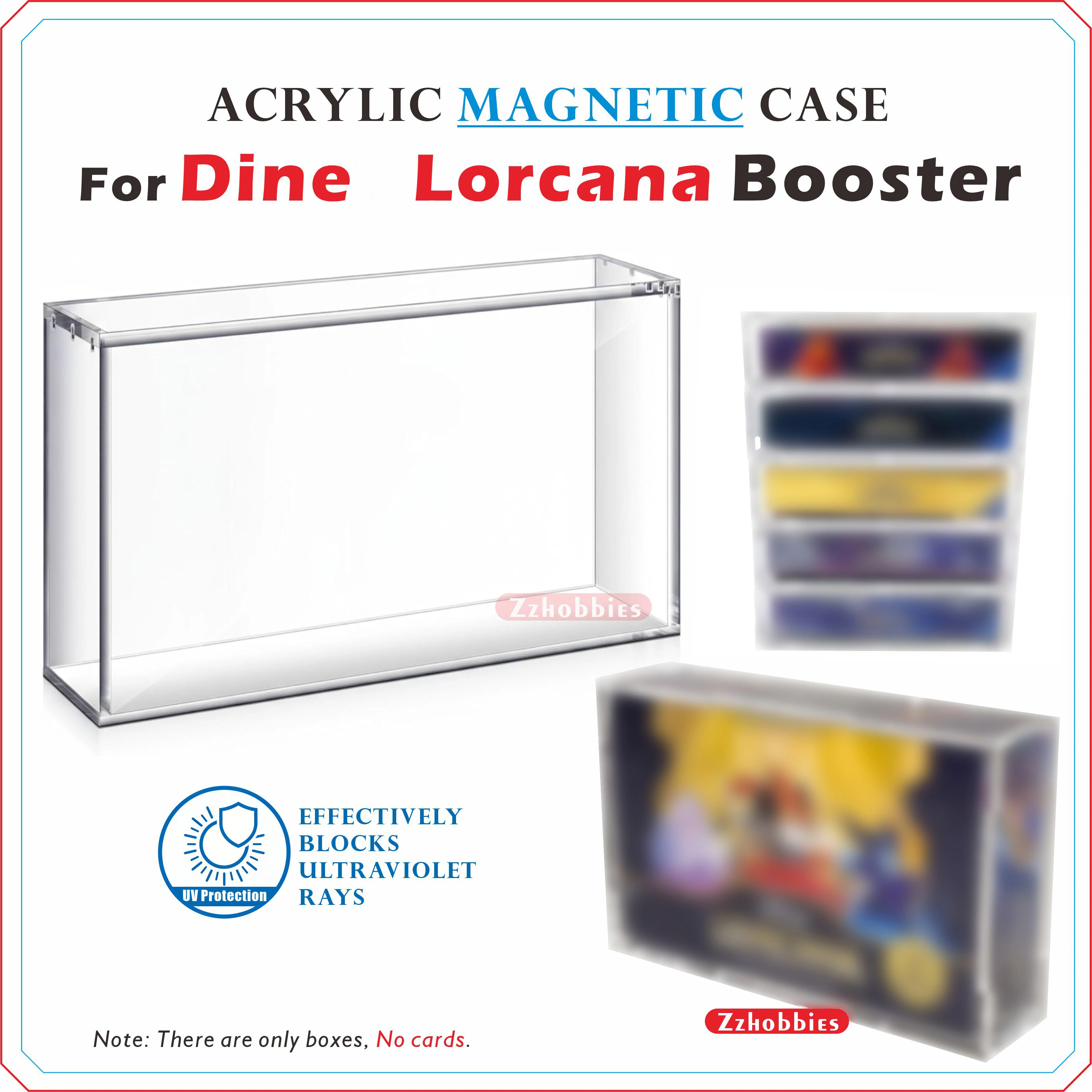 Acrylic Magnetic Case For Lorcana Booster【5mm Thick】
Acrylic Magnetic Case For Lorcana Booster【5mm Thick】