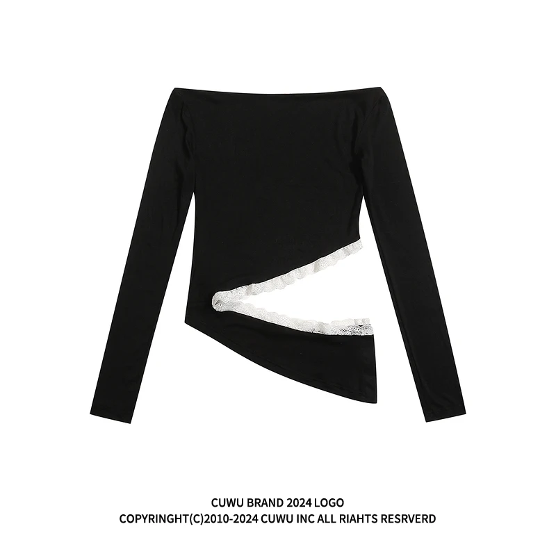 Cuwu Design Pure Desire Sle Кружевная футболка с плечами Me Женская летняя футболка Belly ow Long Sve Spicy Bla Top Street Sle
Cuwu Design Pure Desire Sle Кружевная футболка с плечами Me Женская летняя футболка Belly ow Long Sve Spicy Bla Top Street Sle