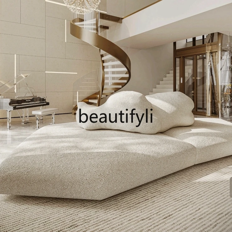 Minimalist Fabric Sofa Light Luxury Large Flat Villa Leisure Modern Sectional Sofa
Minimalist Fabric Sofa Light Luxury Large Flat Villa Leisure Modern Sectional Sofa