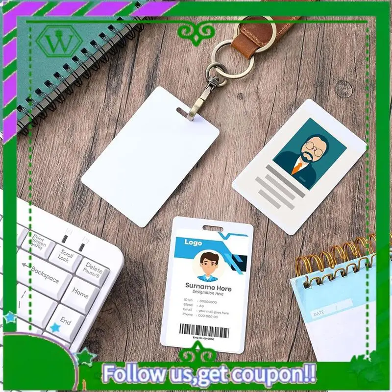 Reliable-100 Pcs White PVC Cards With Slot Punch On Short Side Vertical Slot Punch Card Blank Credit Cards Photo ID Card
Reliable-100 Pcs White PVC Cards With Slot Punch On Short Side Vertical Slot Punch Card Blank Credit Cards Photo ID Card