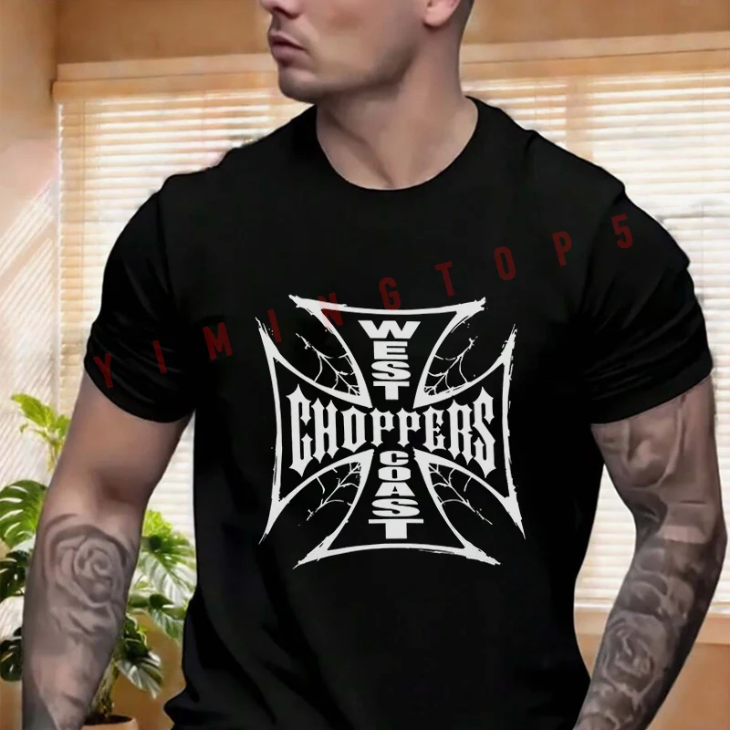 Chopper Motorcycle Pattern T-shirt Men's And Women's Summer Short-sleeved Motorbike Cycling Top
Chopper Motorcycle Pattern T-shirt Men's And Women's Summer Short-sleeved Motorbike Cycling Top