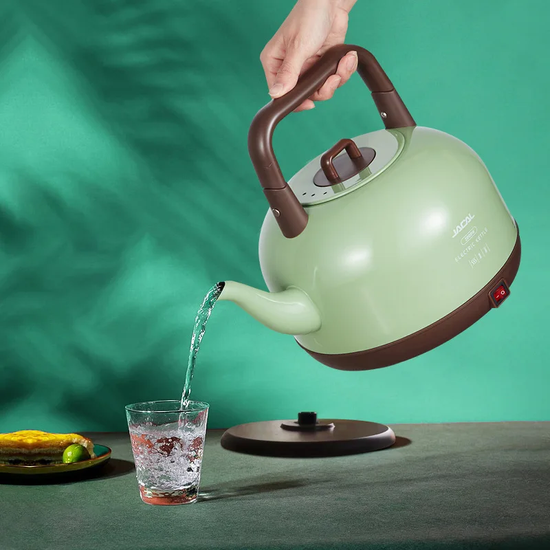 1800W Stainless Steel Electric Kettle with Wooden Plastic Handle #304 Food Grade SS Heating Water in 5 Minutes
1800W Stainless Steel Electric Kettle with Wooden Plastic Handle #304 Food Grade SS Heating Water in 5 Minutes